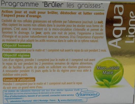 Aqua Ligne Bruler les Graisses